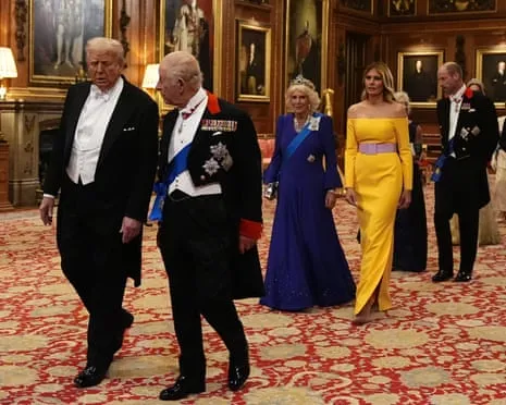 Royals Present Grand Welcome Amid Demonstrations; Jimmy Kimmel Pulled From Air Over Charlie Kirk Remarks